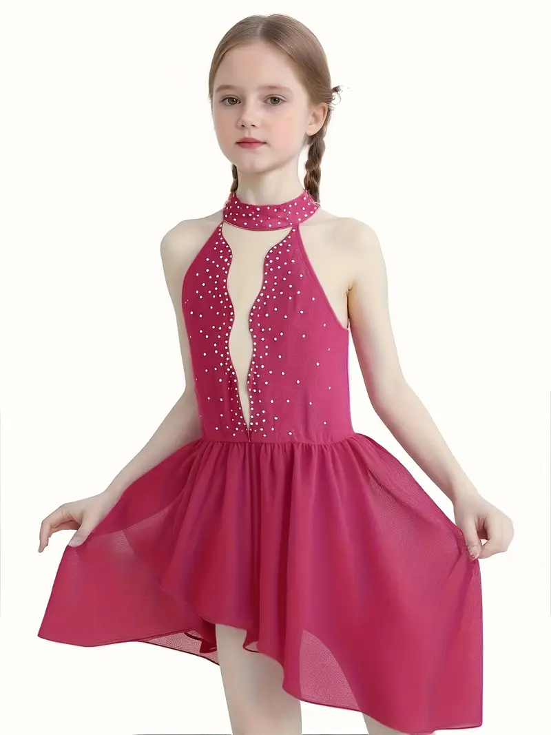 Elegant Sleeveless halter neck dress